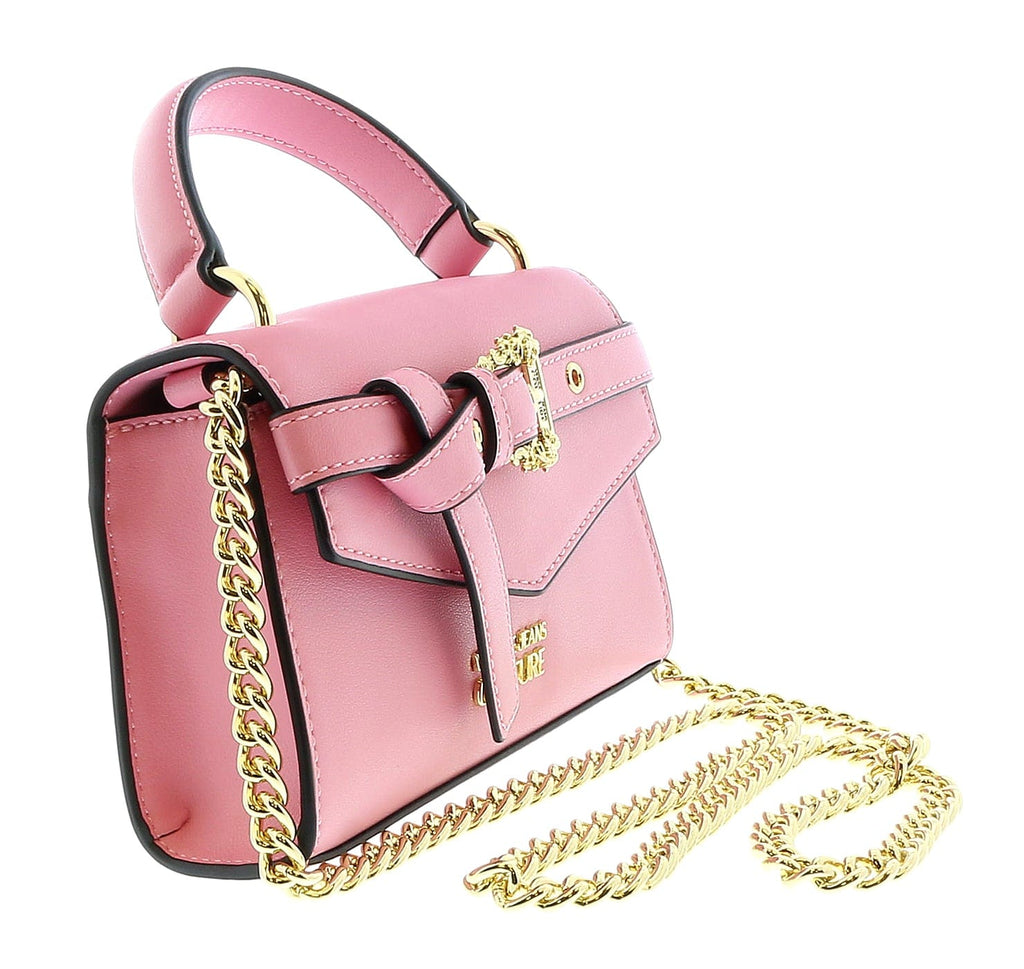 Versace Jeans Couture Baby Pink Small Baroque Buckle Shoulder bag