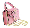 Versace Jeans Couture Baby Pink Small  Baroque Buckle Crossbody bag