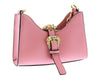 Versace Jeans Couture Baby Pink Small  Baroque Buckle Hobo Bag