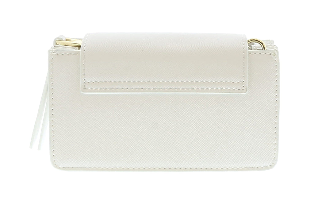 Versace Jeans Couture White Small  Structured Signature Mini bag