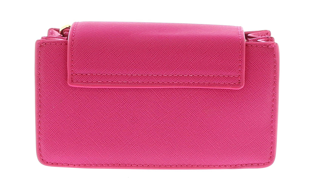 Versace Jeans Couture Hot Pink Small  Structured Signature Mini bag