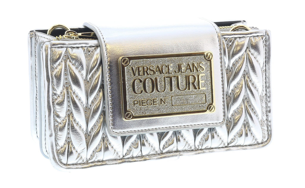 Versace Jeans Couture Argento Small  Structured Signature Mini bag