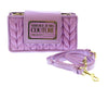 Versace Jeans Couture Lilac Small  Structured Signature Mini bag