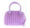 Versace Jeans Couture Lilac Medium Quilted Bugatti Bag