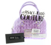 Versace Jeans Couture Lilac Medium Quilted Bugatti Bag