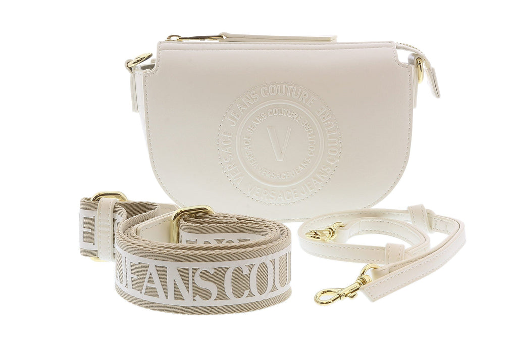 Versace Jeans Couture White Small  Hal Moon Crossbody bag