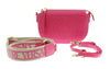 Versace Jeans Couture Hot Pink Small  Hal Moon Crossbody bag