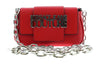 Versace Jeans Couture Red Oversized Signature  Small  Crossbody bag
