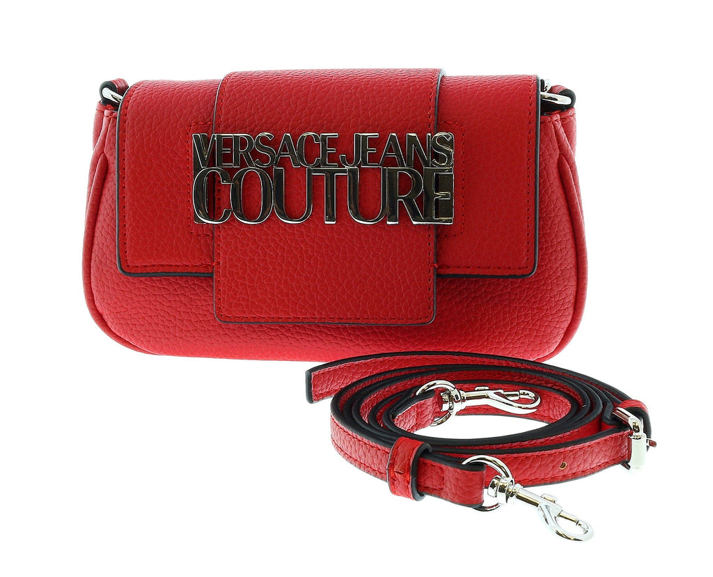 Versace Jeans Couture Red Oversized Signature  Small  Crossbody bag