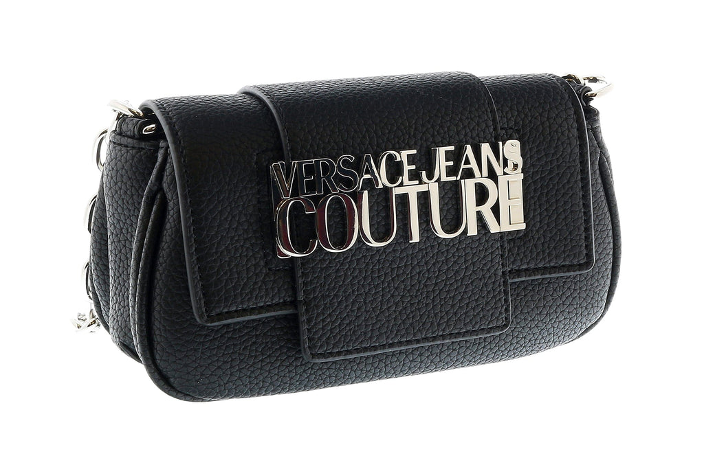 Versace Jeans Couture Black Oversized Signature  Small  Crossbody bag