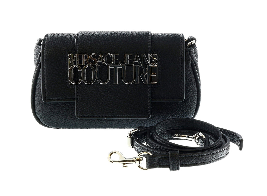 Versace Jeans Couture Black Oversized Signature  Small  Crossbody bag