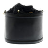 Versace Jeans Couture Black Baroque Buckle Large Bucket bag