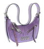 Versace Jeans Couture Lilac Crock Embossed Large Hobo Bag