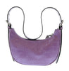 Versace Jeans Couture Lilac Crock Embossed Large Hobo Bag