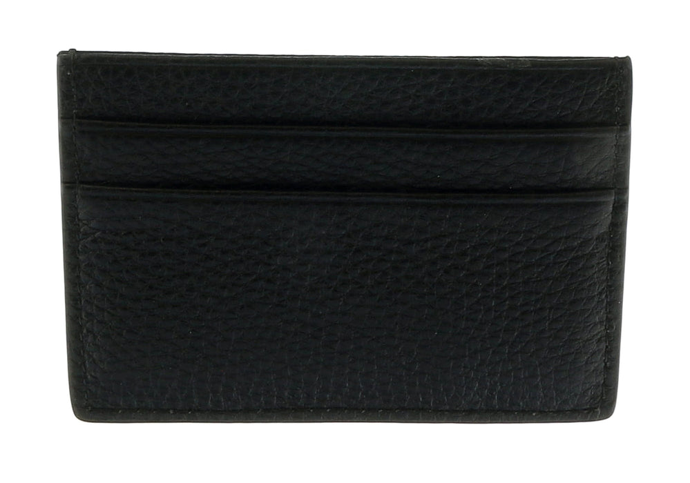 Versace Jeans Couture Black/Gold Small  Classic Flat Cardholder