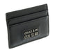 Versace Jeans Couture Black/Silver Small  Classic Flat Cardholder