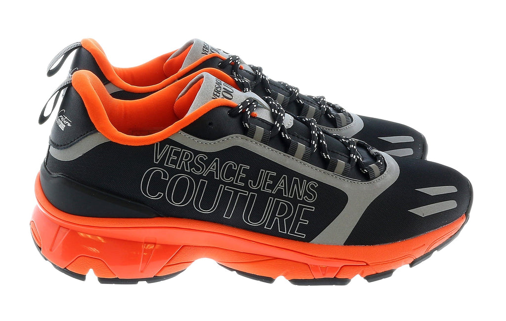 Versace Jeans Couture Black Signature Fashion Sneakers-