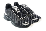 Versace Jeans Couture Black/White Signature Pattern Fashion Sneakers-9