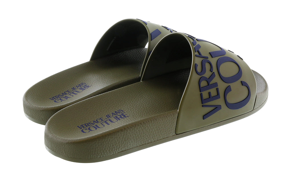 Versace Jeans Couture  Signature Logo Pool Slide-