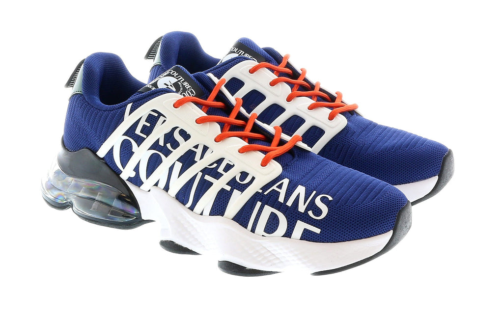 Versace Jeans Couture Navy Signature Athletic Fashion Sneakers-