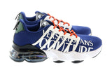 Versace Jeans Couture Navy Signature Athletic Fashion Sneakers-