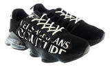 Versace Jeans Couture Black Signature Athletic Fashion Sneakers-