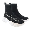 Versace Jeans Couture Signature Pull On Sock  Black Sneakers-8