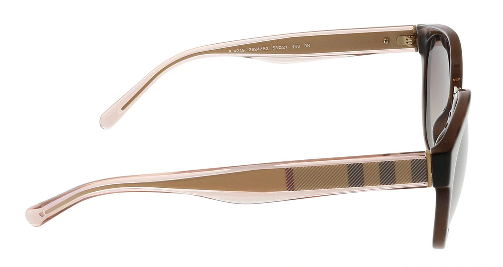 Burberry 0BE4249 3624E2 Brown Cat Eye Full Rim Sunglasses