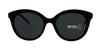 Prada 0PR 02YS 03Y5S0 Round Black Marble Black Sunglasses