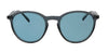 Prada 0PR 05XS 01G04D Round Transparent Grey Grey Sunglasses