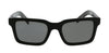 Prada 0PR 06WS 1AB08G Rectangular Black Black Sunglasses