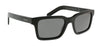 Prada 0PR 06WS 1AB08G Rectangular Black Black Sunglasses