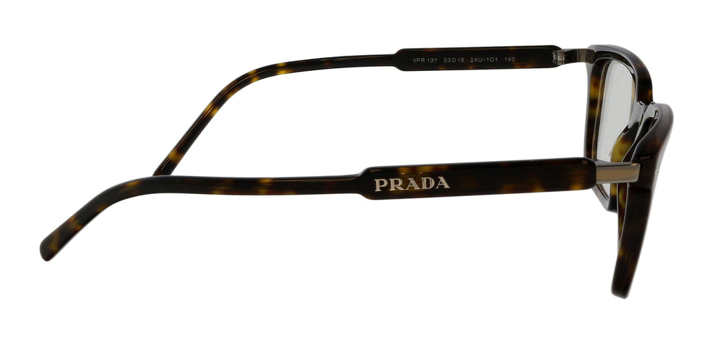 Prada 0PR 13YV 2AU1O1 Full Rim Dark Havana Rectangle Eyeglasses