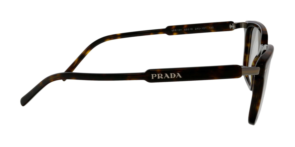 Prada 0PR 13YV 2AU1O1 55 Full Rim Dark Havana Rectangle Eyeglasses