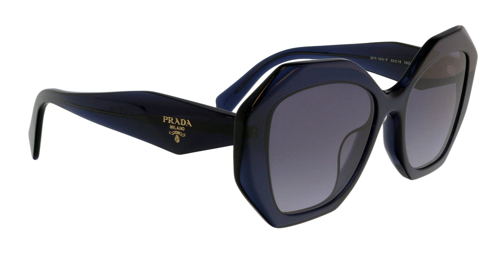 Prada 0PR 16WSF 08Q08I Square Blue Blue Sunglasses