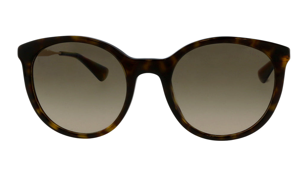 Prada 0PR 17SS 2AU3D0 Round Tortoise Brown Sunglasses