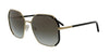 Prada  Butterfly Black/Gold Black Sunglasses