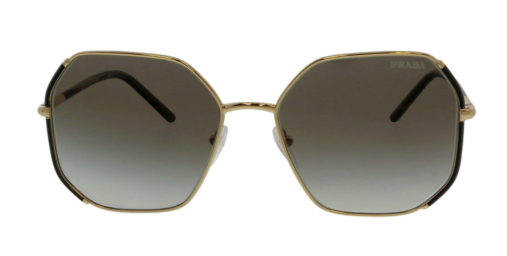 Prada 0PR 52WS AAV0A7 Butterfly Black/Gold Black Sunglasses