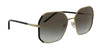 Prada 0PR 52WS AAV0A7 Butterfly Black/Gold Black Sunglasses