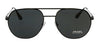 Prada 0PR 55US 1AB5S0 Aviator Black Black Sunglasses