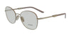 Prada  Full Rim Silver/Talco Round Eyeglasses