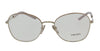 Prada 0PR 64YV 15A1O1 Full Rim Silver/Talco Round Eyeglasses