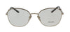 Prada 0PR 64YV GAQ1O1 Full Rim Silver/Black Round Eyeglasses