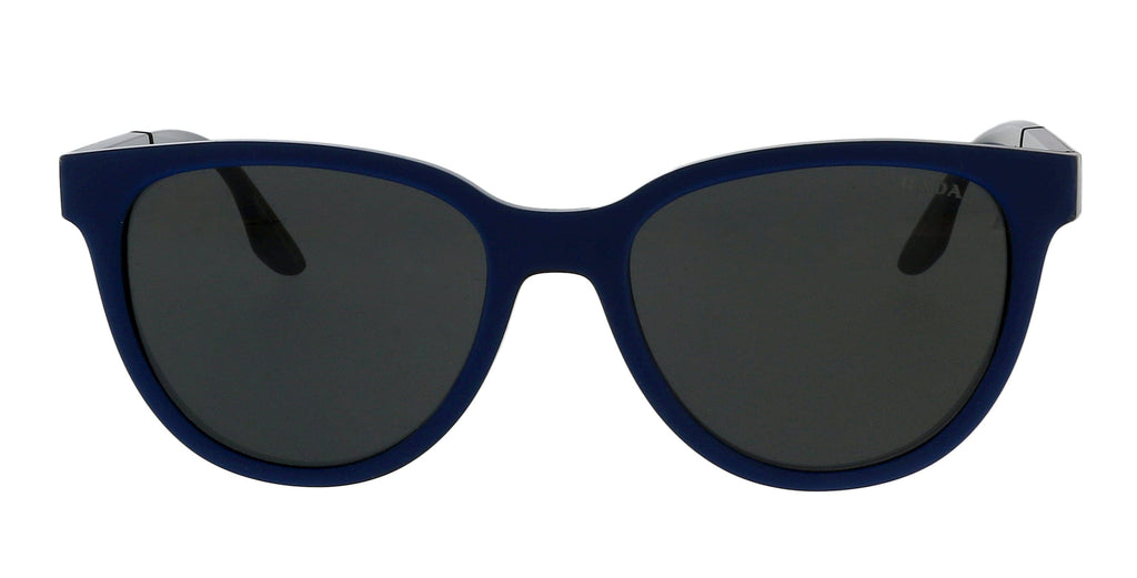 Prada 0PS 05XS 02S06F Oval Navy Rubber / Black Blue Sunglasses