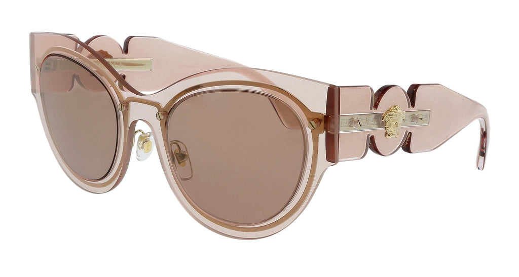 Versace  Cateye Transparent Pink Pink Sunglasses