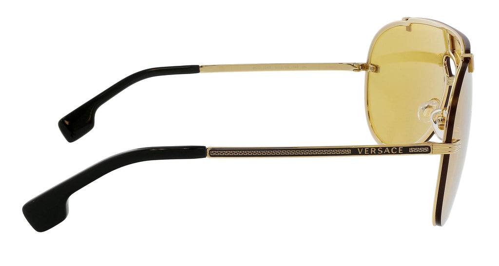 Versace 0VE2243 100285 Aviator Gold Gold Sunglasses