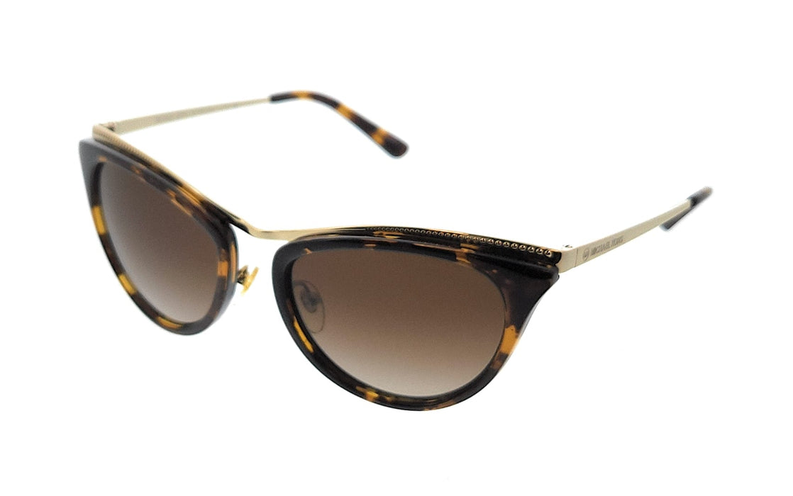 Michael Kors 0MK1065 101413 Gold-Tortoise Cat Eye Sunglasses