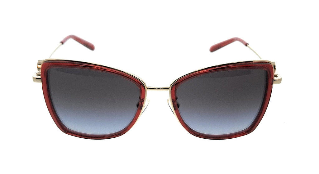 Michael Kors 0MK1067B 10158G Corsica Light Gold/Crimson Butterfly Sunglasses
