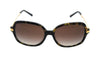 Michael Kors 0MK2024F 310613 Adrianna II Dark Tortoise/Gold Square Sunglasses
