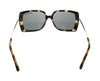 Michael Kors 0MK2131 33336V Rochelle Dark Tortoise Square Sunglasses